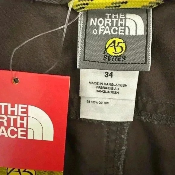 The North Face A5 Series Flat Front Utility Casual Shorts graphite 34 long - Picture 5 of 5